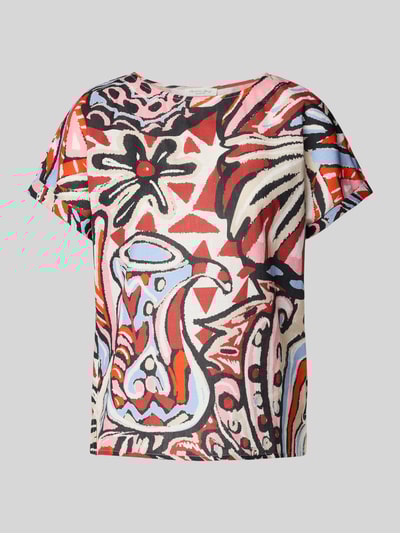 Christian Berg Woman Overhemdblouse met ronde hals Donkerrood - 2