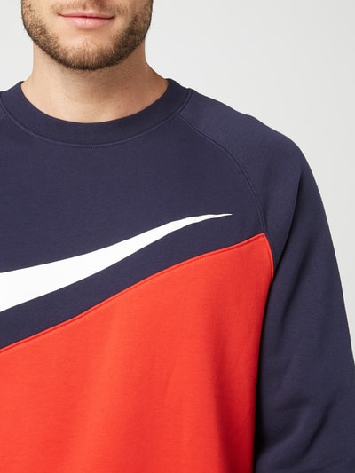 Nike Sweatshirt mit Logo-Print Rot 3