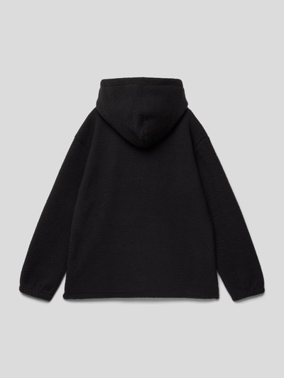 CHAMPION Hoodie met labelstitching, model 'Rochester' Zwart - 3