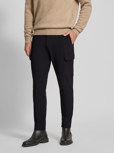 Antony Morato Skinny fit broek met applicatie, model 'BJORN' Zwart - 4