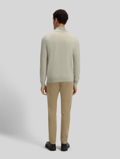 BOSS Orange Regular Fit Troyer aus Baumwoll-Kaschmir-Mix Modell 'KANOBIX_S' Sand 5