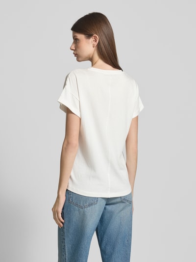 Tom Tailor T-shirt o kroju regular fit z czystej bawełny Biały 5