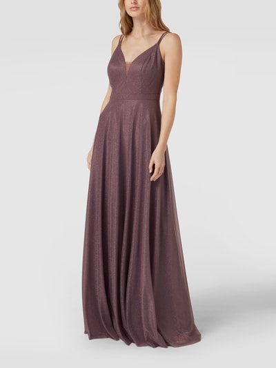 TROYDEN COLLECTION Abendkleid mit Effektgarn Lavender 4