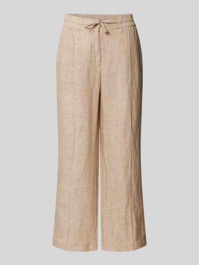 OPUS Spodnie materiałowe o skróconym kroju model ‘Maikito’ Beżowy 2