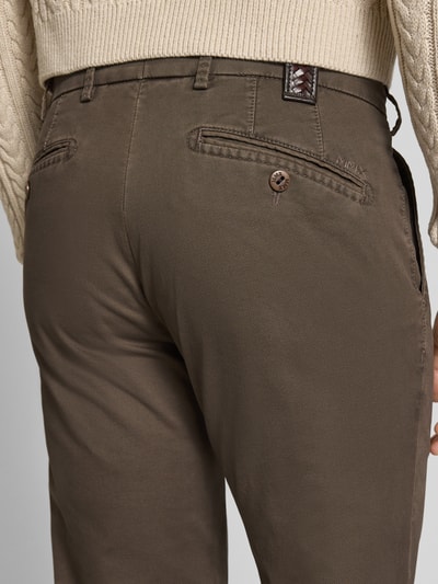 Mmx Broek met achterzakken, model 'Lupus' Middenbruin - 3