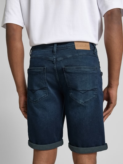 Christian Berg Men Bermuda met 5-pocketmodel Rookblauw - 3