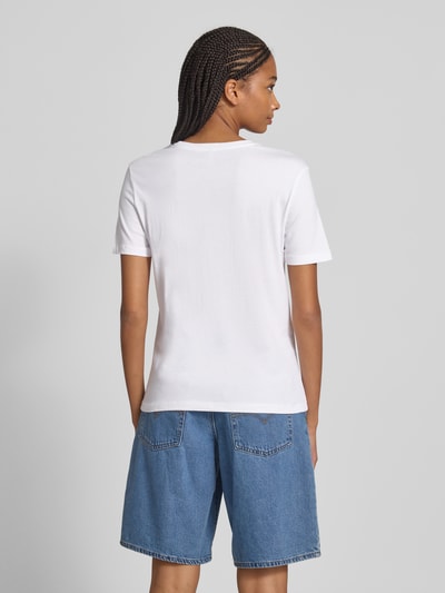 Only Regular Fit T-Shirt aus reiner Baumwolle Modell 'HENNY LIFE' Weiss 5