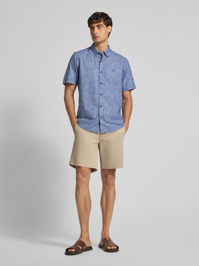 Lerros Freizeithemd mit Knopfleiste Dunkelblau 1