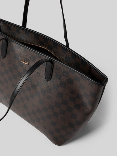 JOOP! Shopper met logodetail, model 'Lara' Donkerbruin - 5