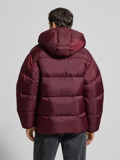 Carhartt Work In Progress Puffer Jacket met capuchon Donkerrood - 5