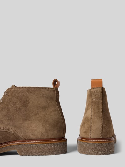 Marc O'Polo Veterschoen van suède Taupe - 2