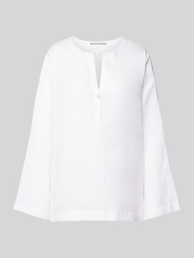 (The Mercer) N.Y. Bluse mit V-Ausschnitt Offwhite 2