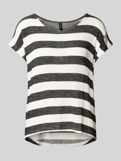 Vero Moda T-shirt z blokowymi pasami Czarny 2