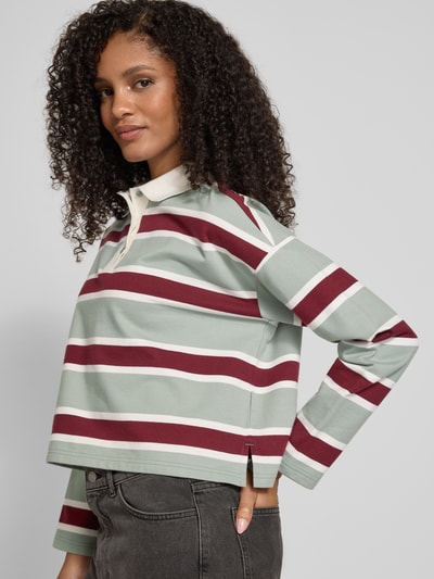 JAKE*S STUDIO WOMAN Shirt met lange mouwen, polokraag en knoopsluiting Lindegroen - 3