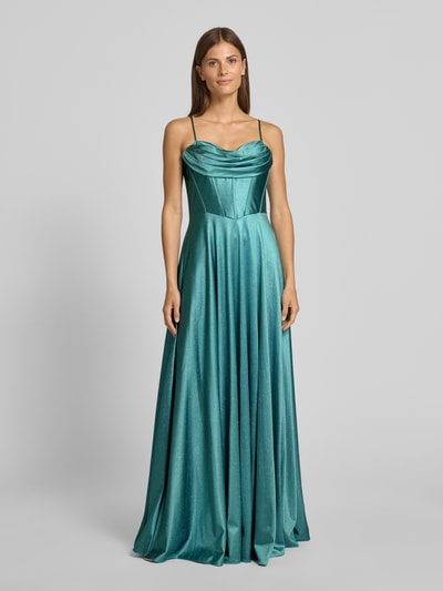 Mascara Abendkleid mit Herz-Ausschnitt Schilf 4