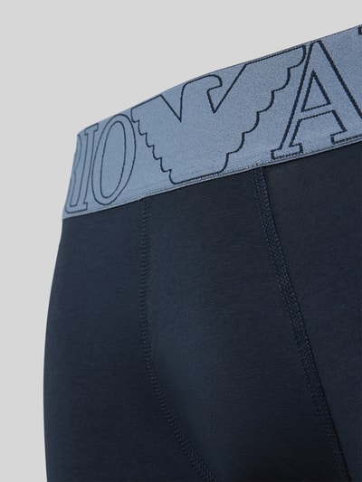 Emporio Armani Trunks mit Label-Bund Marine 2