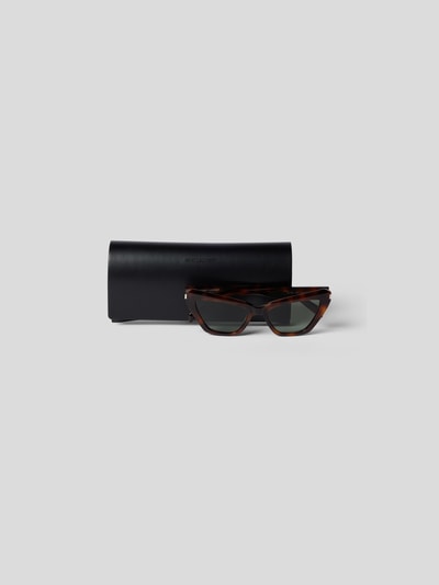 Saint Laurent Sonnenbrille im Cat-Eye-Stil Schwarz 5