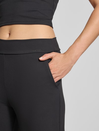 AIMN Jogpants mit weitem Bein und elastischem Bund Black 3