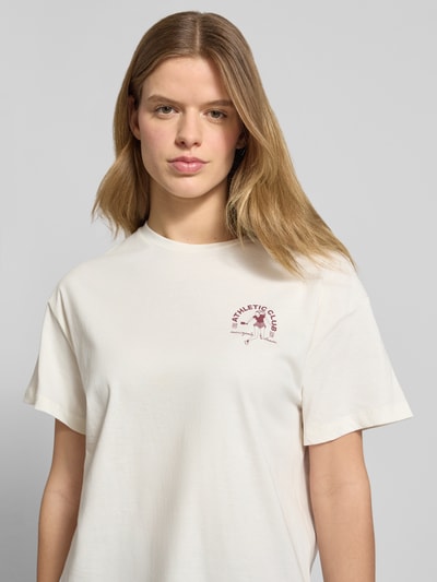 Marc O'Polo DENIM Regular Fit T-Shirt aus reiner Baumwolle Offwhite 3