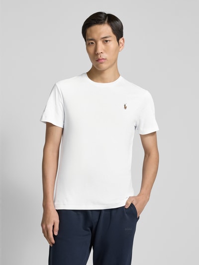 Polo Ralph Lauren T-shirt z wyhaftowanym logo Biały 4