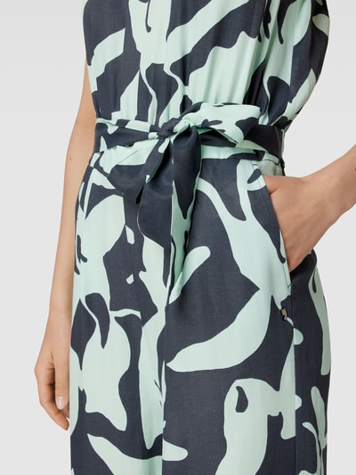 comma Jumpsuit mit Allover-Muster Graphit 3