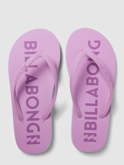 Billabong Teenslippers met labeldetail, model 'SUNLIGHT' Lila - 3