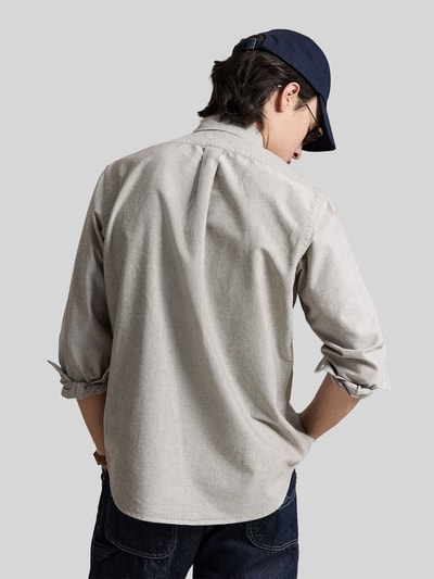 Polo Ralph Lauren Regular Fit Freizeithemd aus reiner Baumwolle Mittelbraun 5