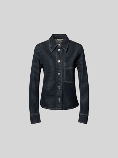 Closed Jeansjacke mit Umlegekragen Dunkelblau 2