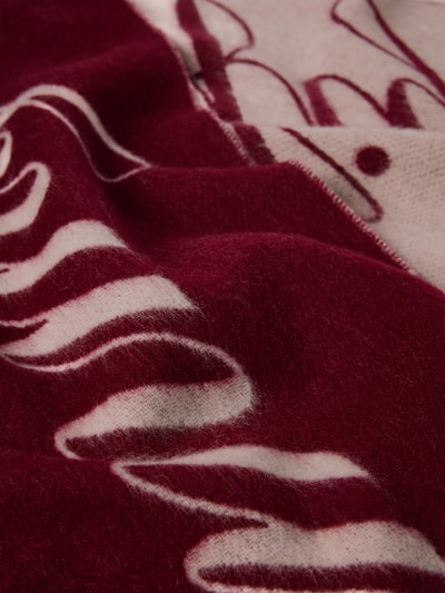 Tommy Hilfiger Schal aus reiner Wolle Bordeaux 2