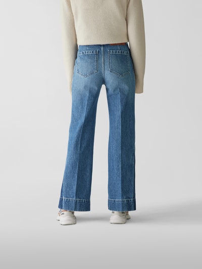 Victoria Beckham Jeans mit Brand-Stitching Modell "ALINA" Jeansblau 5