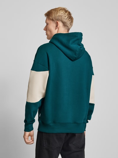 Jack & Jones Hoodie mit Label-Print Modell 'LEGACY' Petrol 5