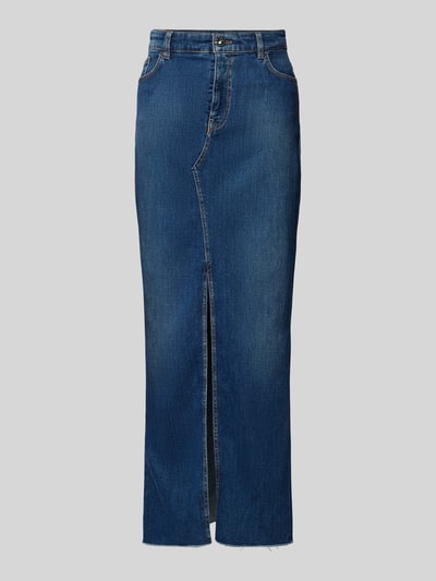 Marc Cain Jeansrok met loopsplit Jeansblauw - 2