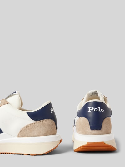 Polo Ralph Lauren Sneakersy z mieszanki skóry model ‘TRAIN’ Biały 2