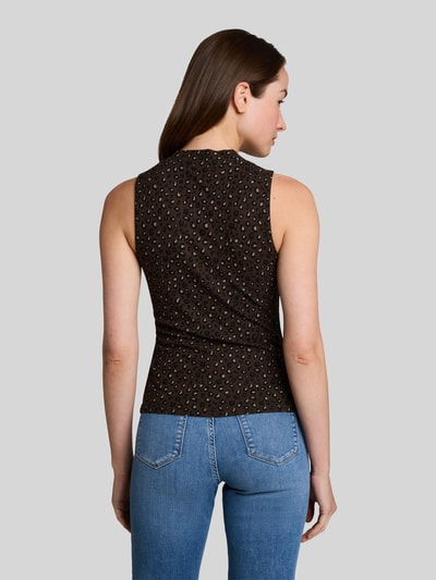 Tom Tailor Denim Podkreślająca figurę top ze stójką Czarny 5
