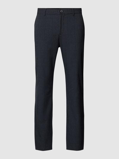 Selected Homme Slim Fit Chino mit Glencheck-Muster Modell 'ROBERT' Mittelgrau 2