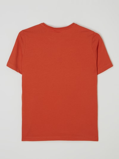 s.Oliver RED LABEL T-shirt z bawełny Pomarańczowy 3