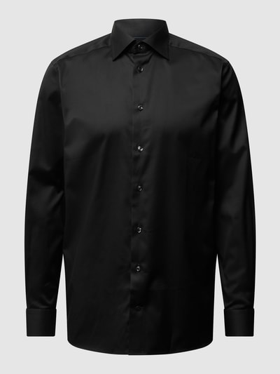 Eton Regular Fit Regular Fit Business-Hemd aus Twill Black 2