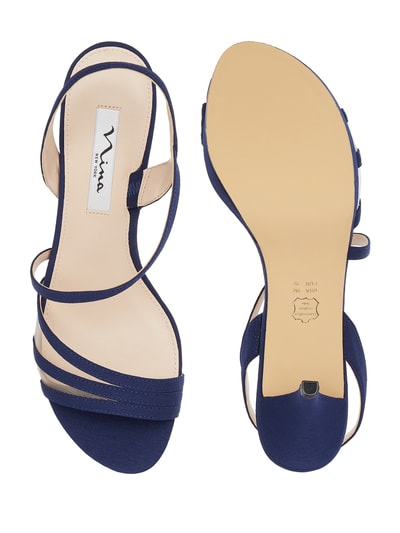 NINA SHOES Sandaaltjes met naaldhak Donkerblauw - 5