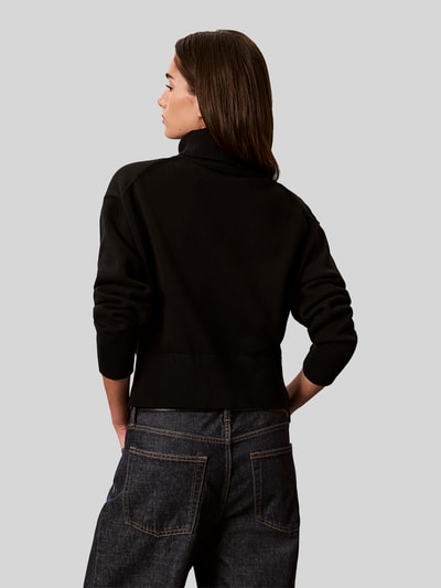 Calvin Klein Jeans Regular Fit Pullover aus reiner Baumwolle Black 5