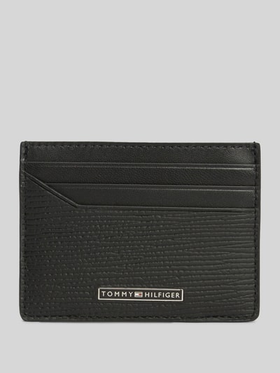 Tommy Hilfiger Portemonnaie aus echtem Leder mit Label-Detail BLACK 1