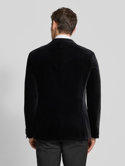 HUGO Smoking o kroju slim fit z czystej bawełny model ‘HENRY254E1X’ Czarny 5