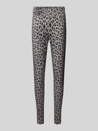 OH APRIL Super Skinny Fit Leggings mit breitem Bund Modell 'Rita' Mittelgrau 1