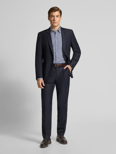 ETERNA Modern Fit Business-Hemd mit Knopfleiste Marine 1