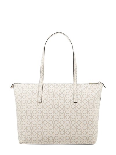 CK Calvin Klein Shopper mit Logo-Muster Ecru 6