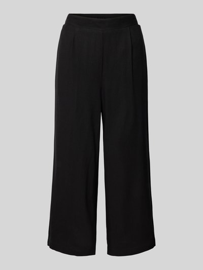 Vero Moda Kuloty o luźnym kroju z mieszanki wiskozy i lnu model ‘MYMILO’ Czarny 2