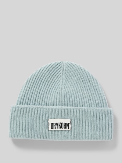 Drykorn Beanie mit Label-Patch Modell 'NEREA' Aqua 1