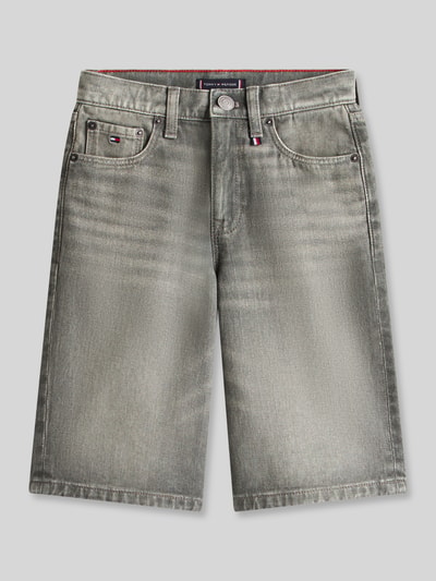 Tommy Hilfiger Teens Regular Fit Jeansshorts mit 5-Pocket-Design Mittelgrau 2