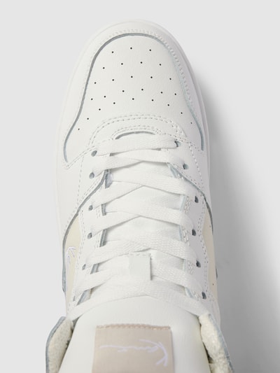 KARL KANI High Top Sneaker mit Label-Details Weiss 4