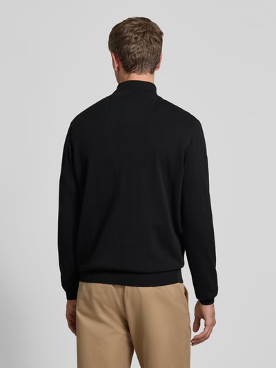 Fynch-Hatton Gebreide pullover met schipperskraag Zwart - 5