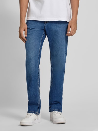 Pepe Jeans Straight Fit Jeans aus Baumwoll-Mix Modell 'CASH' Jeansblau 4